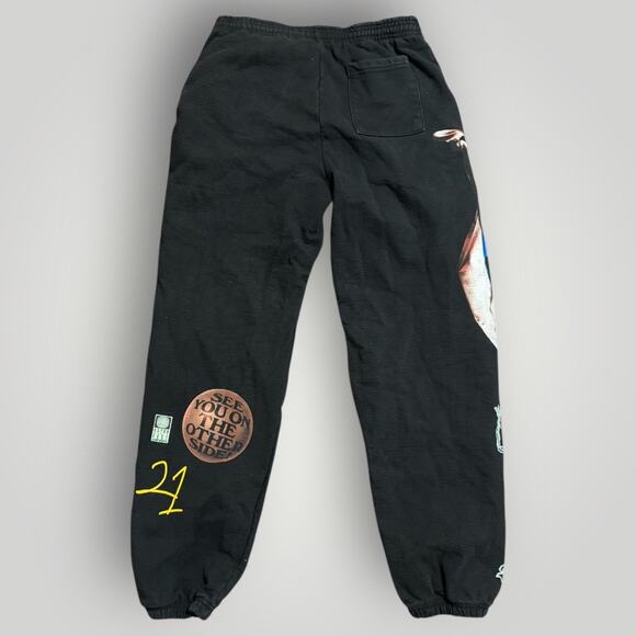 Travis Scott Astroworld Festival 2021 Sweatpants XL Black Cactus Jack Utopia - Picture 2 of 6